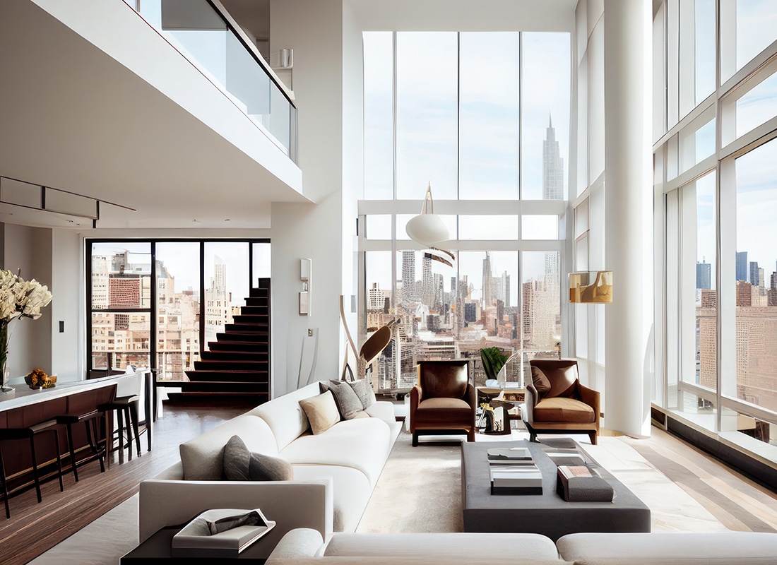 Personal Insurance - New York Penthouse Apartment on a Sunny Day